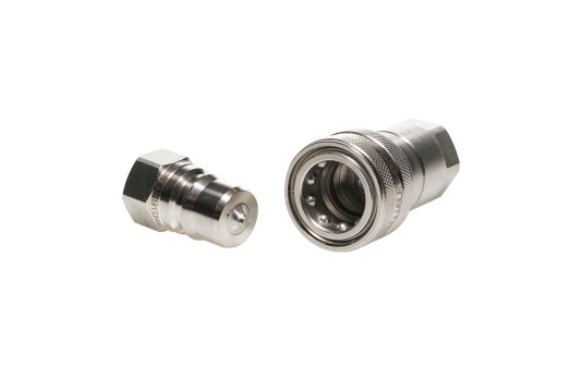 Iso A Quick Release Hydraulic Coupling Bsp Connector  3/4 Holmbury & Hansen Type 